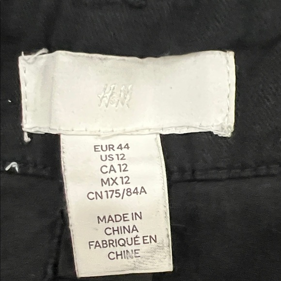 H&M Black Cargo Pants - Picture 2 of 11